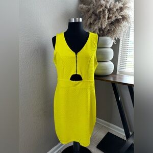 New Look Lime Dress w/Zipper NWT
